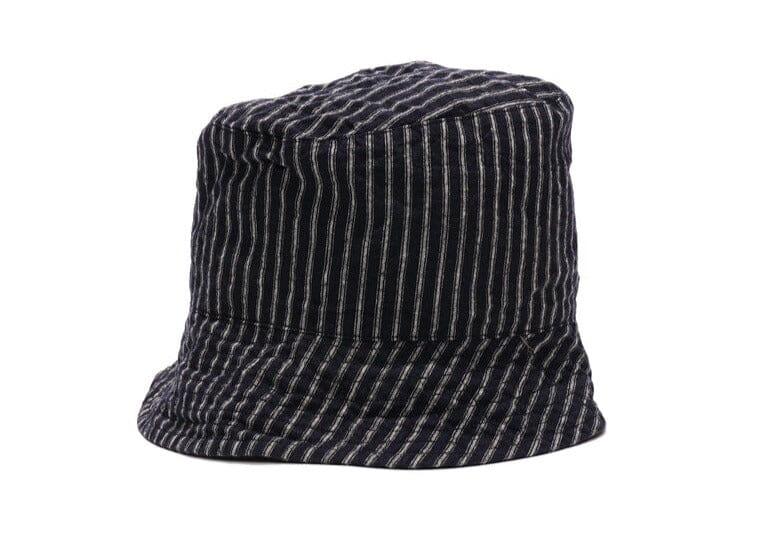 Engineered Garments - Bucket Hat - Navy/Grey LC Stripe – City W.