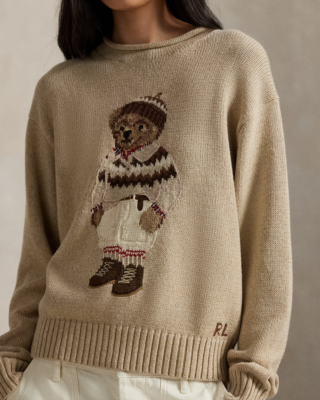 Polo Ralph Lauren - Polo Bear Rollneck Sweater - Dark Almond Marl