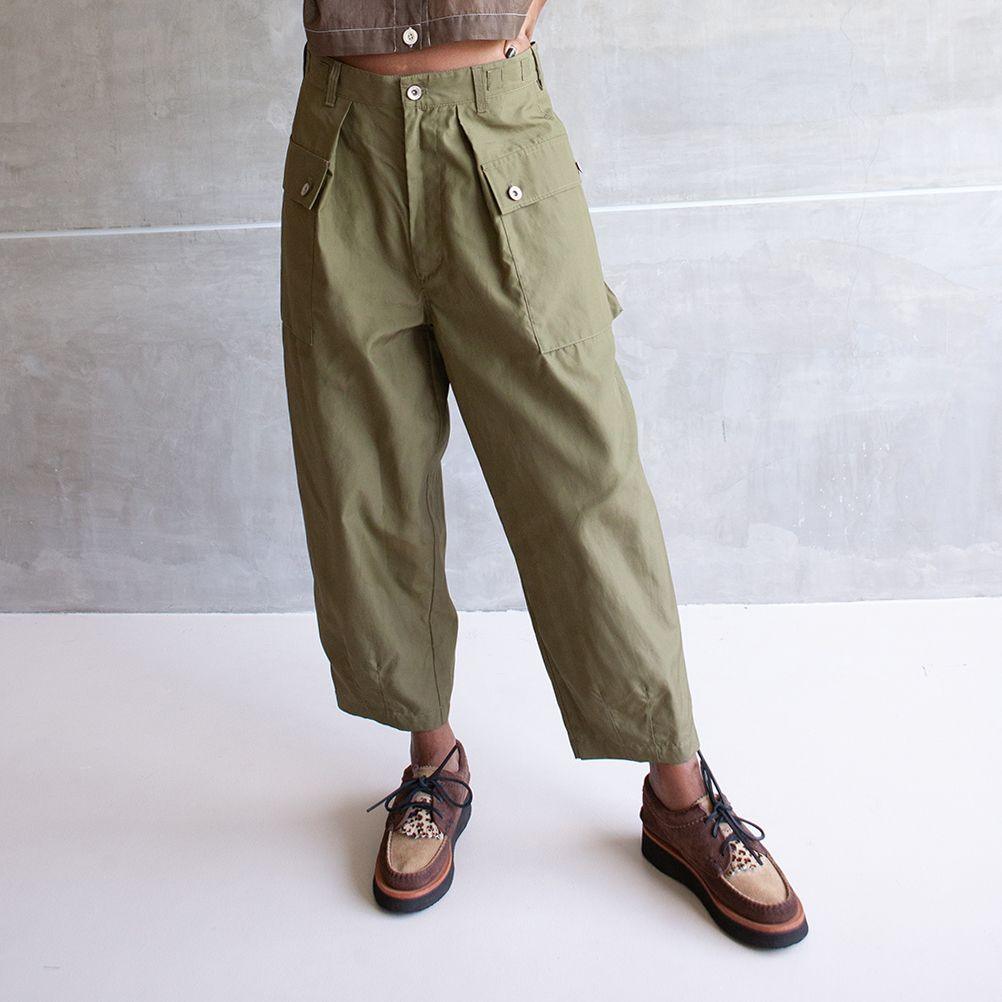 GREEN CLOTHING 4POCKETS PANTS Mサイズ W'MENSWEAR - Maggie Pants in Army Green – City W.