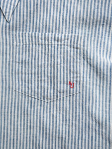 Nudie Jeans Co. - Amalia Indigo Striped Shirt Blue/Offwhite