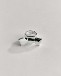 Annika Inez - Large Cravat Ring 925 Sterling Silver