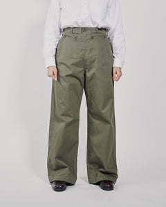 Engineered Garments - Sailor Pant - Olive Cotton Herringbone Twill