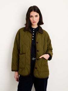 Alex Mill - Quinn Quilted Jacket in Nylon Military Olive