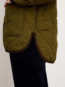 Alex Mill - Quinn Quilted Jacket in Nylon Military Olive