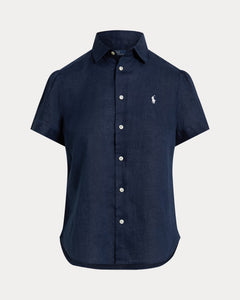polo ralph dress shirt Polo Ralph Lauren - Linen Short-sleeved Shirt