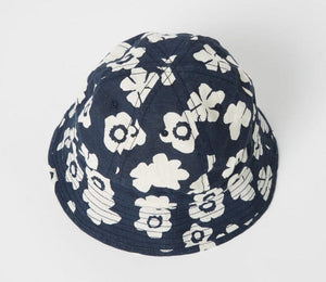 Universal Works - Naval Hat In Indigo Flower