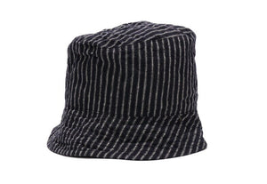 Engineered Garments - Bucket Hat - Navy/Grey LC Stripe