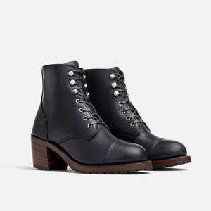 Red Wing Heritage Women's Eileen Heeled Boot #3400 // Black Boundary Leather